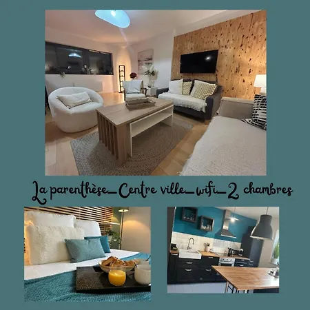 Apartment F3 Central, Bright And Quiet In Caen